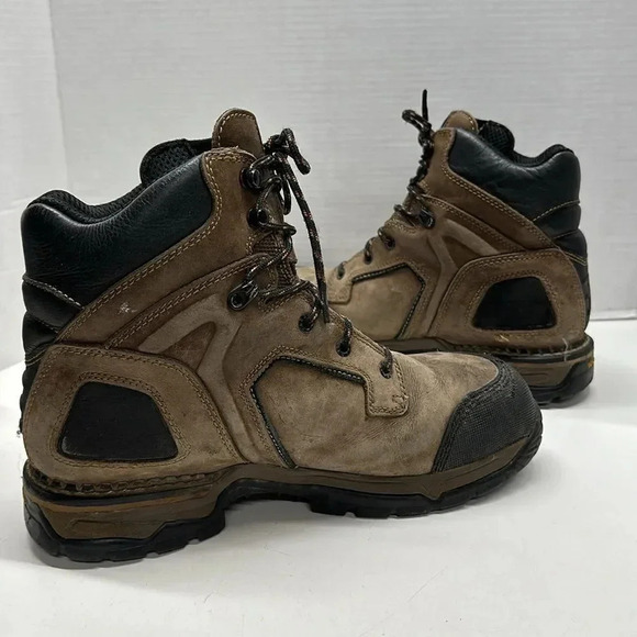 Red Wing Steel Toe Boots ASTM F 2413-11 Brown Lace Up Waterproof Men\'s Size 10 D main image 6